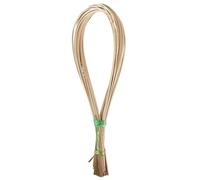 Alambre Floristeria Alambres de hierro PVC 2 mm, 10 unidades, 80 cm largo, for hacer medias nailon y flores, DIY para Bricolaje(Yellow-2mm-10)