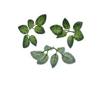 Alambre Floristeria Flores artificiales, tallos, ramitas, alambres de hierro for decoración del hogar, bodas, plantas, artesanías, ramos, accesorios para Bricolaje(10pcs Green)