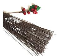 Alambre Floristeria Tallo de flores artificiales, 18 unidades, 1,2 mm, 80 cm largo, for corona decorativa, manualidades, hecho a mano para Bricolaje(Color 3)