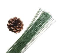 Alambre Floristeria Tallos de flores artificiales 1/2/3/4/5 mm, 40/60 cm, for hacer tú mismo, hechos a mano, for coronas decorativas para Bricolaje(Color 1-18#)