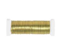 Alambre Floristeria Tallos de flores for arreglos florales, alambres hierro, manualidades 30 m para Bricolaje(Yellow)