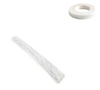 Alambre Floristeria Tallos florales de calibre 22/20 for hacer flores artificiales y manualidades para Bricolaje(Color 4)