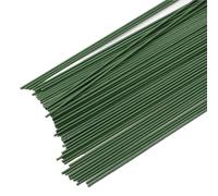 Alambre Floristeria Tallos florales de plástico artificiales for manualidades, ramos y arreglos para Bricolaje(Length 20cm-20pcs)