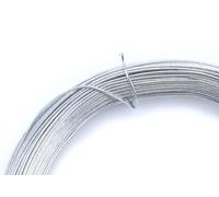 Alambre - galvanizado, 0.7 mm de diámetro, 50 m de longitud, resistente a la corrosión, ideal para construcción y proyectos de ferretería.*