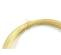 Alambre - latón de 0.7 mm de diámetro, longitud de 20 m, excelente conductividad y resistencia a la corrosión. Ideal para proyectos eléctricos.*