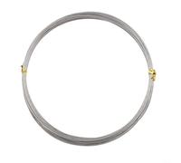 Alambre líder de pesca de acero inoxidable 304, 7 x 7 hebras, a prueba de mordeduras, línea de agua salada, flexible, resistente a la corrosión, color marrón para una acción de señuelo natural, 0.15