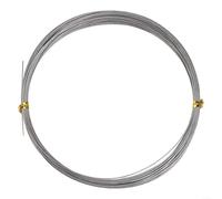 Alambre líder de pesca en agua salada hecho de acero inoxidable 304, diseño de 7 x 7 hebras para resistencia a mordeduras, flexible para acción de señuelo natural (30 libras)