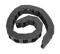 Alambre para Cable, Alambre Eléctrico 100 Cm 25 X 38 Mm Nylon Abierto en Ambos Lados Portador de Alambre Cadena de Arrastre Accesorio para Máquina de Grabado Bridas para Cables