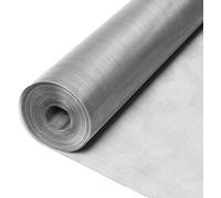 Alambre tejido de acero inoxidable, Tamaños múltiples tejidos malla del alambre de la abertura 0.1m m rollo .2m acero inoxidable 80(1x15m)