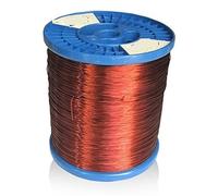Alambre totalmente de cobre esmaltado - Cobre libre de oxígeno resistente a altas temperaturas for experimentos electromagnéticos - 1 kg (1 unidad)(D0.3mm)