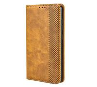 ALAMO Funda de Retro Piel para el Xiaomi Redmi Note 10 5G / Poco M3 Pro 5G, Prima Carcasa Movil con Ranura para Tarjeta - Marrón
