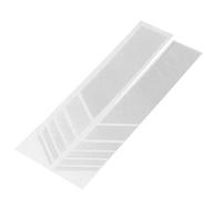 Alamor 2 Unids Car Rear Mirror Sticker Vinilo Raya Decal Emblema Kk para Mercedes Benz-Blanco