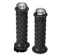 Alamor Manillar De La Motocicleta Grip End Vintage Cafe Racer Bobber Clubman Custom-Black-2