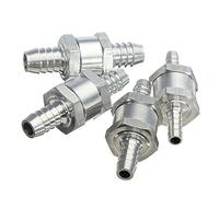Alamor Válvula De Retención Antirretorno De Combustible De Aluminio One Way Petrol Diesel-10Mm