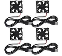 ALAMSCN 4 unids USB sin escobillas ventilador de refrigeración 50mm DC 5V 5010 3D ventilador de impresora para impresora 3D caso de computadora pequeños electrodomésticos serie reemplazo