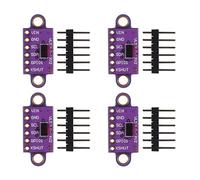ALAMSCN VL53L0X Sensor de rango láser de tiempo de vuelo (ToF) VL53L0XV2 Módulo de medición de distancia de vuelo láser I2C IIC para Arduino (paquete de 4)