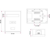 Alan - a-lan - conector de la ftp cat 5e 1 x rj45 mjpeg (gn005)