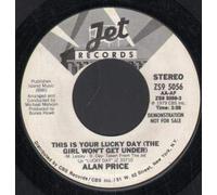 ALAN PRICE - THIS IS YOUR LUCKY DAY 7 INCH (7" VINYL 45) UK JET 1979