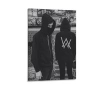 Alan Walker - 5 pósteres musicales para portada de álbum, pósteres de banda, pósteres retro, pósteres musicales para dormitorio, pósteres de rapero, pósteres artísticos para pared, lienzo, decoración