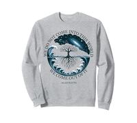Alan Watts Árbol Cósmico Ondas Cita Universo Naturaleza Océano Cielo Sudadera