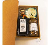 Alándalus Club Cesta Gourmet de Productos de Cádiz, envío en caja kraft, artesanal, cesta gourmet