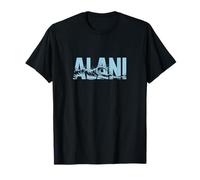 Alani Sea Waves - Nombre Personalizado Ocean Beach Art Camiseta