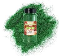 Alanka - Purpurina en polvo, 140 g, para decoración holográfica fina, para slime, manualidades, maquillaje, decoración de uñas, pintura - Verde