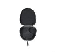 Alanmoship 1 funda protectora para auriculares Sony WH-1000XM5, carcasa rígida de EVA con almacenamiento de cables, bolsa de transporte compacta de viaje, gris oscuro, 24 x 21 x 6 cm
