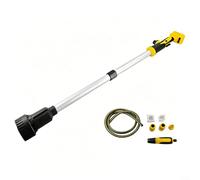 Alanmoship 1 juego de bomba de transferencia de agua inalámbrica compatible con batería de 20 V 950 GPH de flujo de metal sumergible para drenaje de piscina, jardín, riego, sótano, inundación amarilla