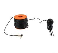 Alanmoship 1 juego de buscador de peces con pantalla de 4.3 pulgadas, cámara subacuática gran angular de 220°, noche IP68 para pesca en hielo, mar, lago, río, negro (líne cámara de 50 m)