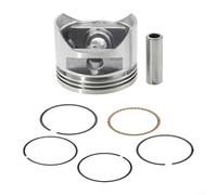 Alanmoship 1 juego de metal de 39 mm para kit de pistón para GX35T GX35NT cortador de cepillo de 4 tiempos 35CC recortadora piezas de reconstrucción de motor césped jardín mantenimiento repuestos