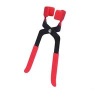 Alanmoship 1 paquete de alicates rojos para tapa de rueda de metal, herramienta de extracción para tapacubos de camión, autobús, mango antideslizante, mantenimiento de taller