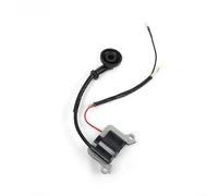 Alanmoship 1 paquete de bobina de encendido para cortador de cepillo de 43 cc 52 cc cortacésped cortadora de gas, piezas de arranque de motor de alto voltaje, conector de cable de chispa plateado (B)