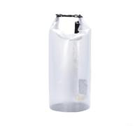 Alanmoship 1 paquete de bolsa de cubo impermeable plegable de gran capacidad semitransparente de malla seca para rafting, natación, rastreo de ríos, camping, senderismo, aventura al aire libre, 5 L