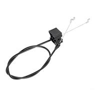 Alanmoship 1 paquete de cable de freno para cortacésped 132-4533, montaje de cable de parada de seguridad para modelos 10739 y 17739, línea de control de tractor de jardín, acero negro para exteriores
