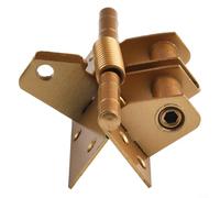 Alanmoship 1 paquete de cierre de puerta de bisagra de posicionamiento de resorte, cierre automático de 90 grados con amortiguación para cobertizo, ventana de cobertizo, ventilación de tragaluz