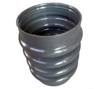 Alanmoship 1 paquete de fuelle Rammer para Wacker BS500 BS50-2 BS50-4, tubo ondulado de poliuretano gris de 135 x 210 mm, pieza de repuesto resistente para obras de construcción