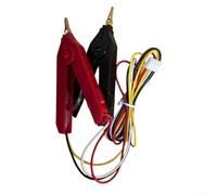 Alanmoship 1 paquete de miliohmímetro CC 0.1mR-20R rango 0.03% precisión 4 cables Kelvin probador pantalla LCD tipo C carga para pruebas de laboratorio industrial negro (grande)
