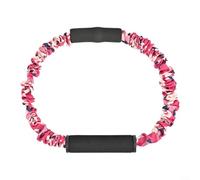 Alanmoship 1 paquete de simulador de arco con banda de resistencia de látex y agarre EVA para práctica de acondicionamiento muscular zurdo y diestro (20 libras)