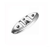 Alanmoship 1 paquete de tacos plegables de acero inoxidable 316 para yate, barco, cubierta, cable de cuerda de amarre plateado de 5 pulgadas (8 pulgadas)