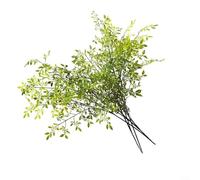 Alanmoship 1 planta sintética realista de 3 ramas Nandina, vegetación artificial de plástico de alta calidad para decoración de sala de estar, oficina, acento del hogar de bajo mantenimiento