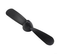 Alanmoship 1 unids para KAYAK Hélice con eje de 5 mm de diámetro interior plástico barco Prop para pesca, turismo, recreativo, crucero, diseño ligero, negro 300 x 50 mm