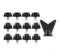 Alanmoship 12Pcs Fútbol Boot Spikes M5 Thread Replacement Soccer Cleats Nylon Metal Studs For Soft Ground Training Track Sports Shoe Spikes Pink (negro)