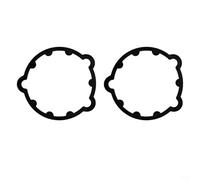 Alanmoship 2 juntas de manivela de montaje directo de 2 mm, aleación de aluminio 6061 para soporte inferior DUB compatible con bielas GX/NX/SX de 3 pernos, color negro