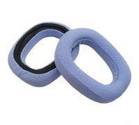 Alanmoship Almohadilla de malla suave para los oídos y diadema para Logitech G435 G335, fundas de repuesto de espuma viscoelástica transpirable, para juegos, accesorio negro ligero (D)