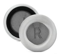 Alanmoship Almohadillas de repuesto de esponja suave, para Corsair para auriculares inalámbricos virtuoso MAX PRO, cómoda funda de cojín de oficina para juegos, negro y gris, paquete de 2 (gris)