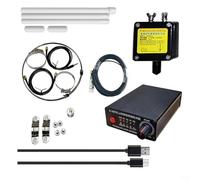 Alanmoship Antena de bucle activo de banda completa 500 kHz-1 GHz, ganancia de 0-30 dB, anillo de 68 cm para MW/SW/FM/AIR/UV, recargable tipo C para Tecsun Sangean para ICOM para radios YAESU (15M)