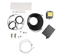 Alanmoship Antena de bucle activo de banda completa 500 kHz-1 GHz, ganancia de 0-30 dB, anillo de 68 cm para MW/SW/FM/AIR/UV, recargable tipo C para Tecsun Sangean para ICOM para radios YAESU (20M)