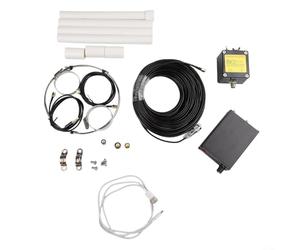 Alanmoship Antena de bucle activo de banda completa 500 kHz-1 GHz, ganancia de 0-30 dB, anillo de 68 cm para MW/SW/FM/AIR/UV, recargable tipo C para Tecsun Sangean para ICOM para radios YAESU (20M)