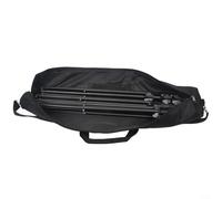 Alanmoship Bolsa de almacenamiento de trípode de nailon negro con correa para el hombro, soporte para tienda de campaña, soporte de trípode, bolsa de almacenamiento impermeable para altavoces, soporte